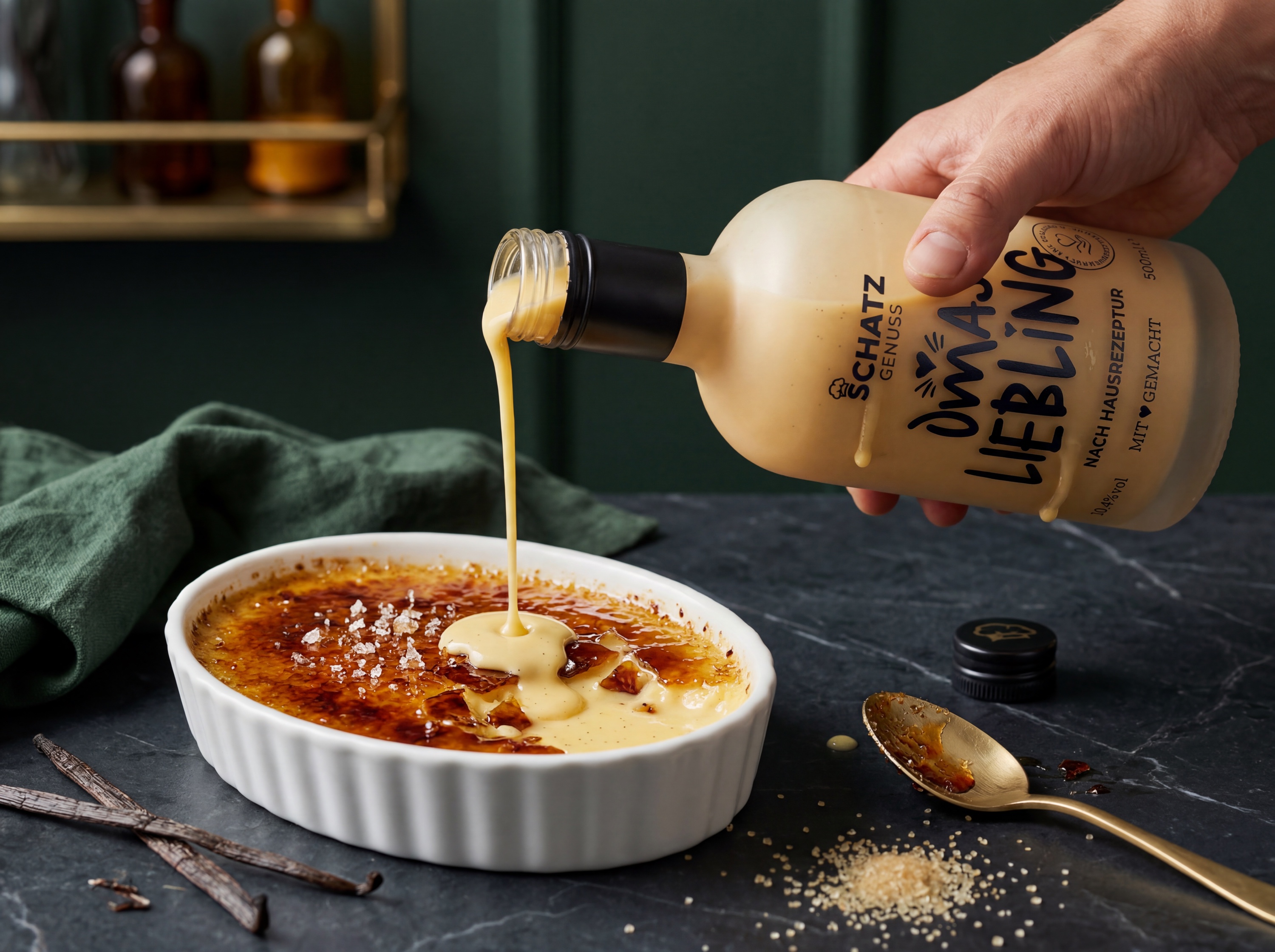 Eierlikör Crème Brûlée