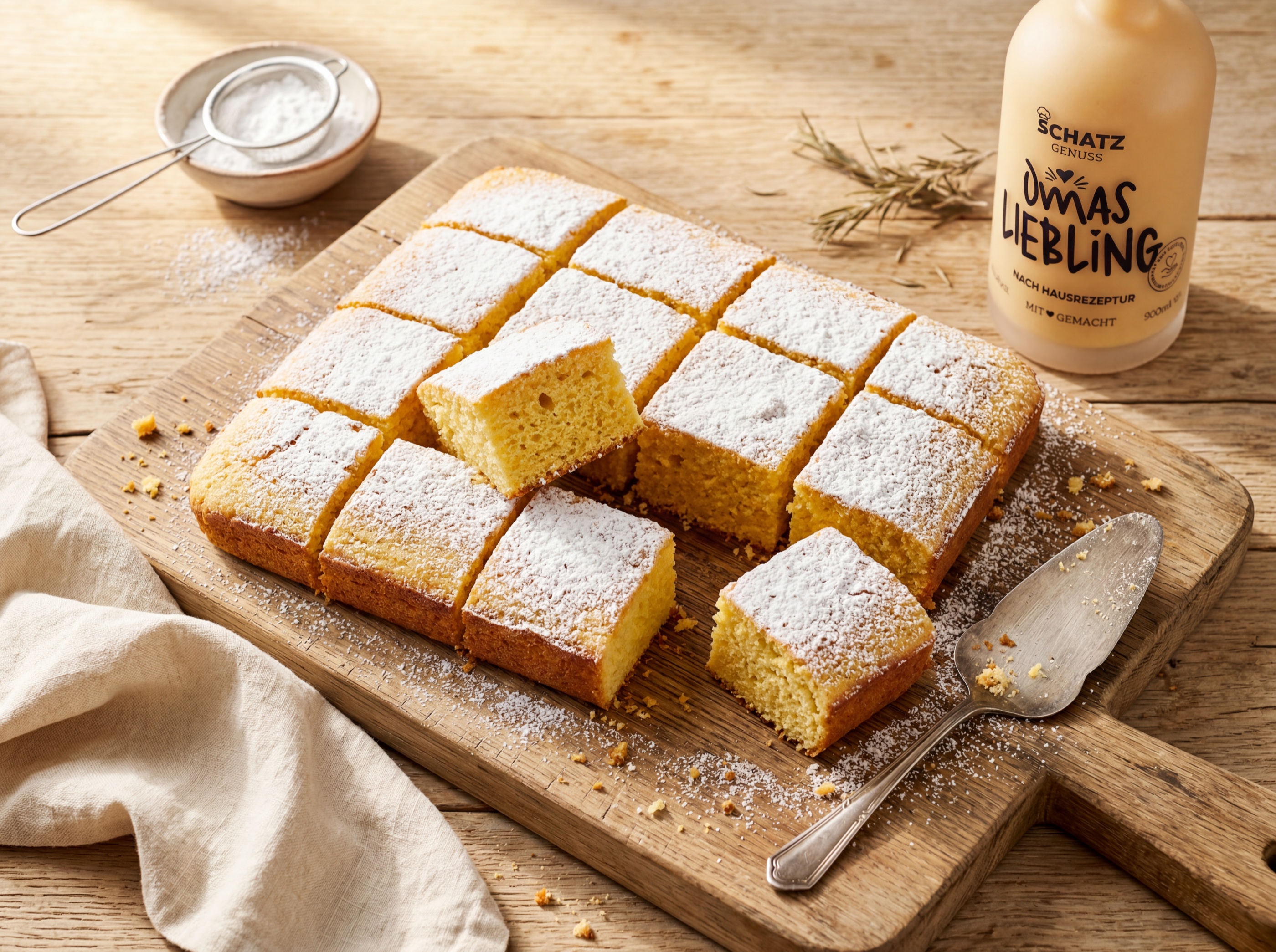 Eierlikörkuchen vom Blech